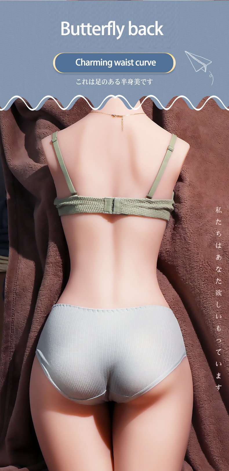 Half-Length Silicone Torso Sex Doll – Realistic Breasts, Waist and Hips, Perfect for Discreet Delivery in UAE Dubai Abu Dhabi
