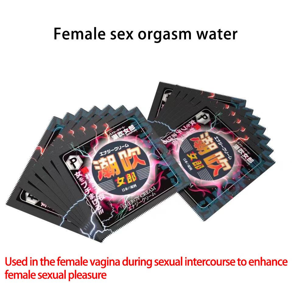 Multiple female orgasm gel sachets designed for women in UAE