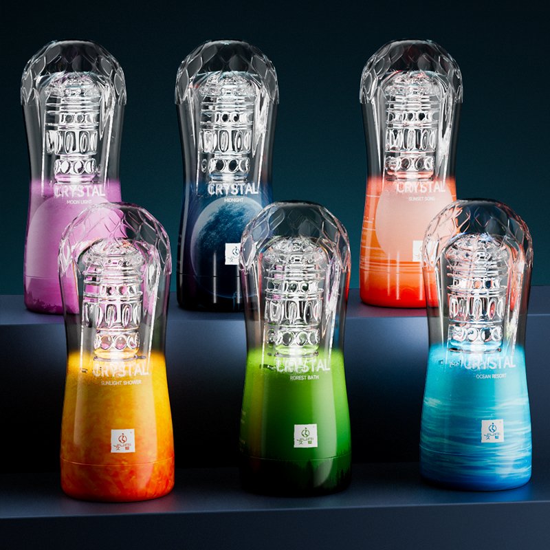 Crystal Cup Male Stroker – Easy to Clean, Reusable