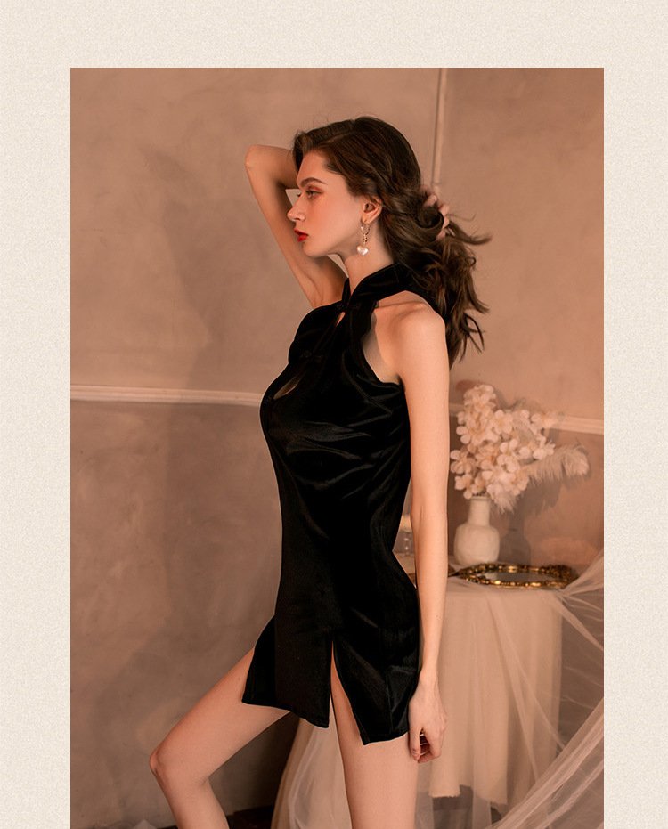 Cheongsam style lingerie with slit design available in Abu Dhabi UAE