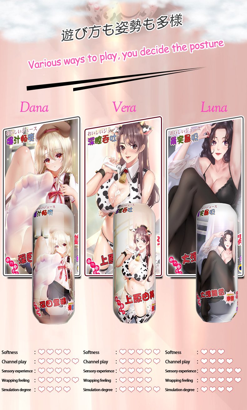 3-in-1 Adult Sex Toy Cup – Anime Design with Oral, Vaginal and Anal Channels, Discreet Shipping in UAE Dubai Abu Dhabi
