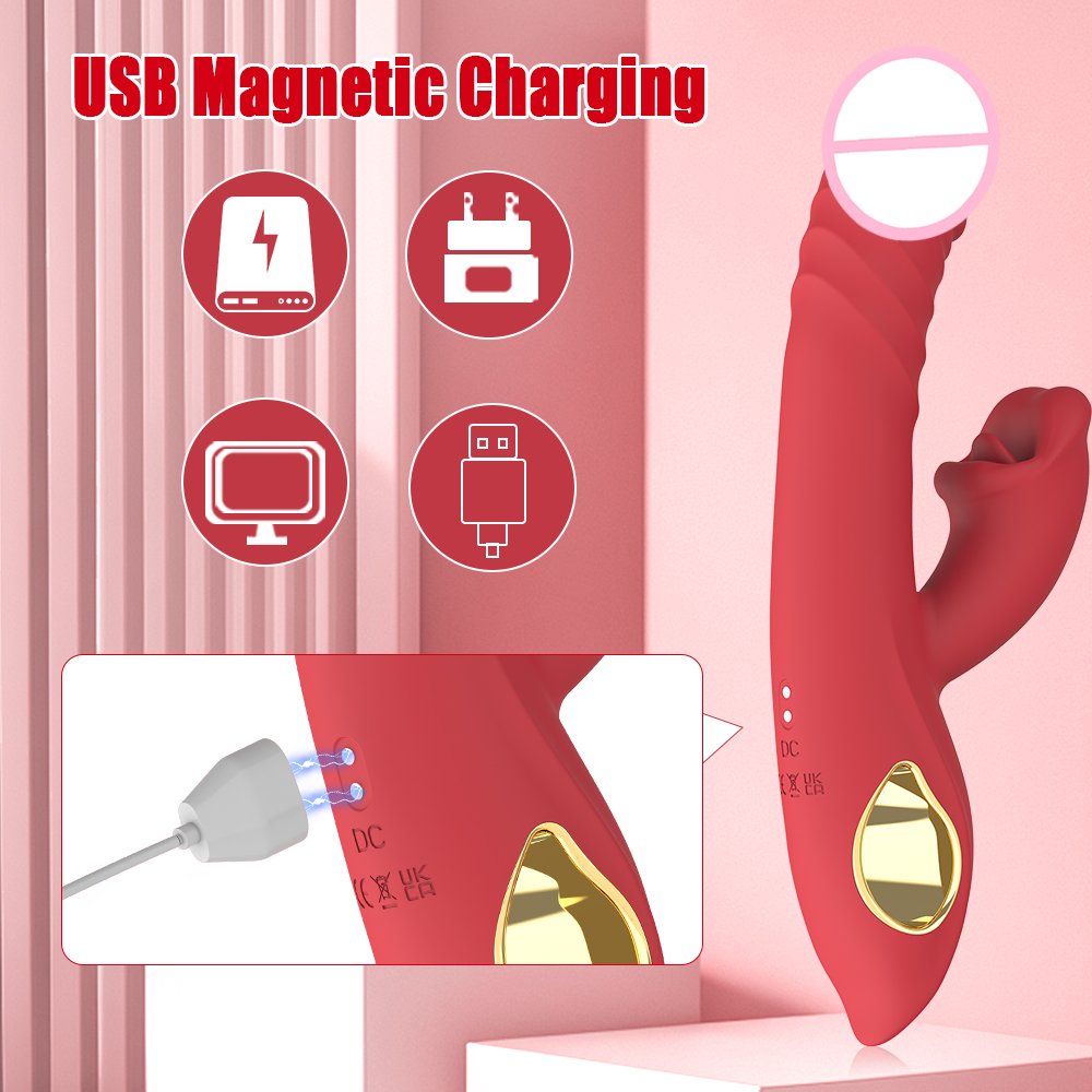 Unique biting sensation and clitoral vibration feature