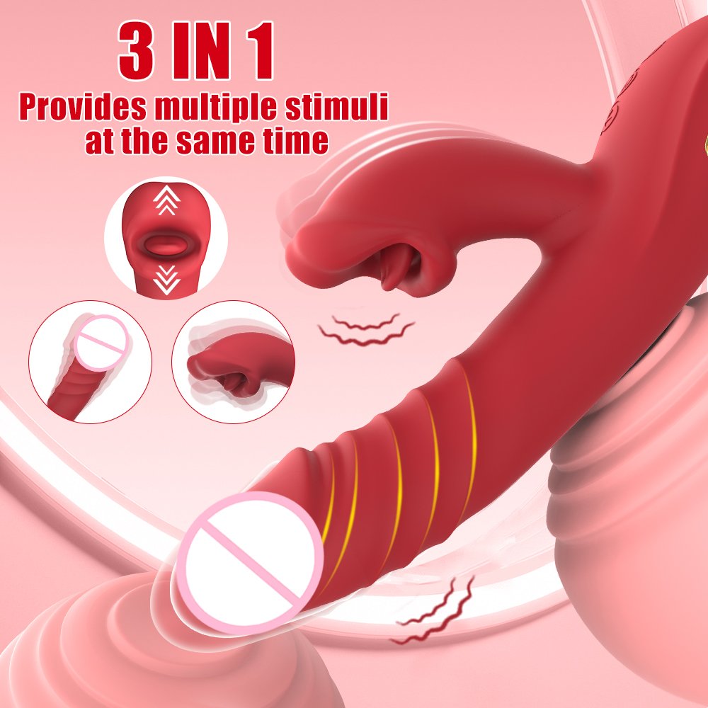 Velvia Emma Red Lips ergonomic design for G-spot stimulation