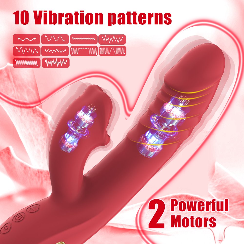 Realistic soft red lip mouth bite technology for clitoral play
