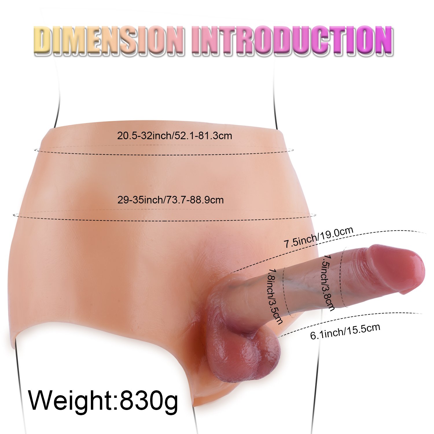 Ultra-realistic anatomical texture with soft liquid silicone exterior Abu Dhabi