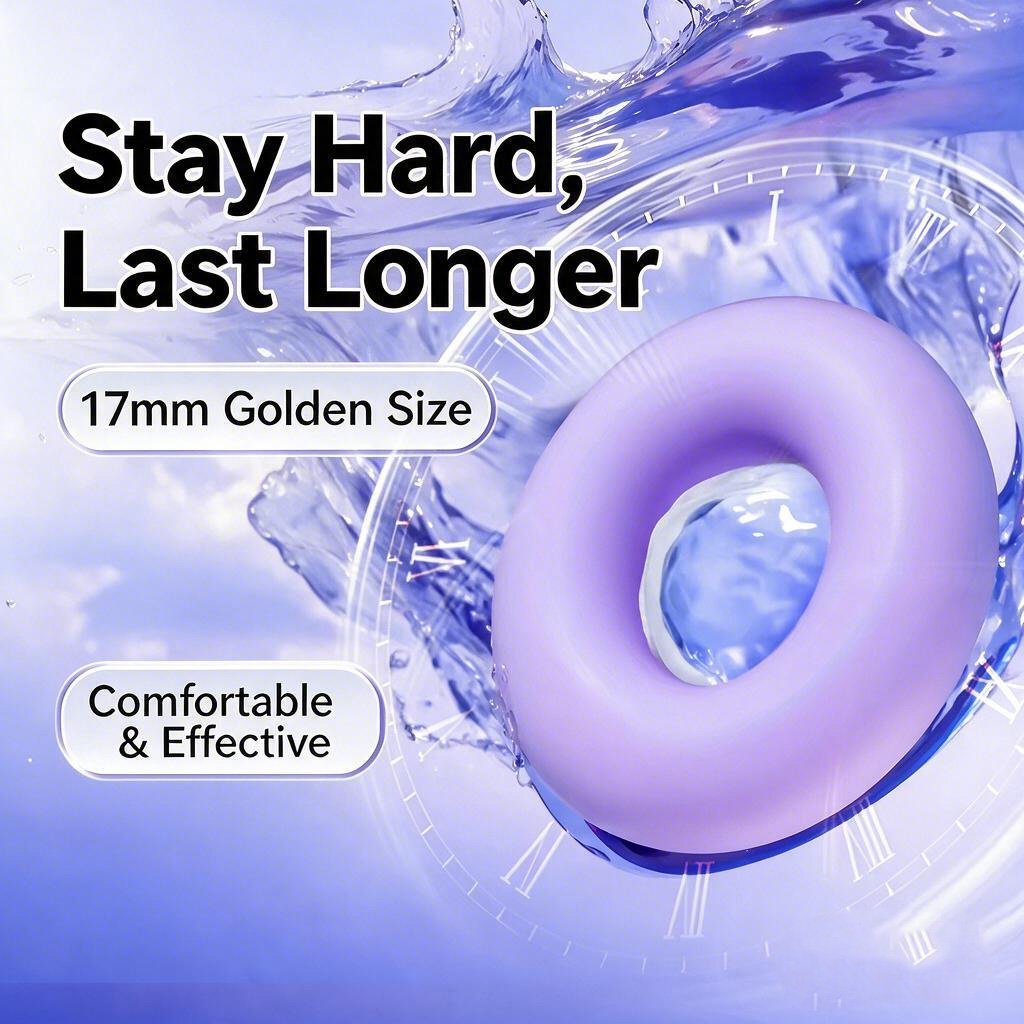 Velvia AC004-CR stay hard last longer 17mm silicone cock ring Dubai